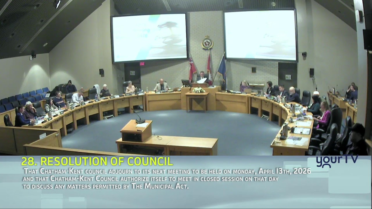 Chatham-Kent Council, March 23rd , 2026