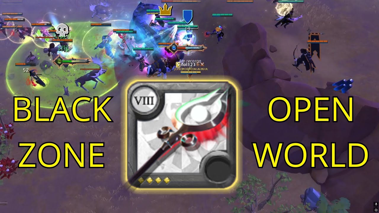 SOME FIGHTS AT THE BLACK ZONE OPEN WORLD WITH MY PRIEST 0/0 😞