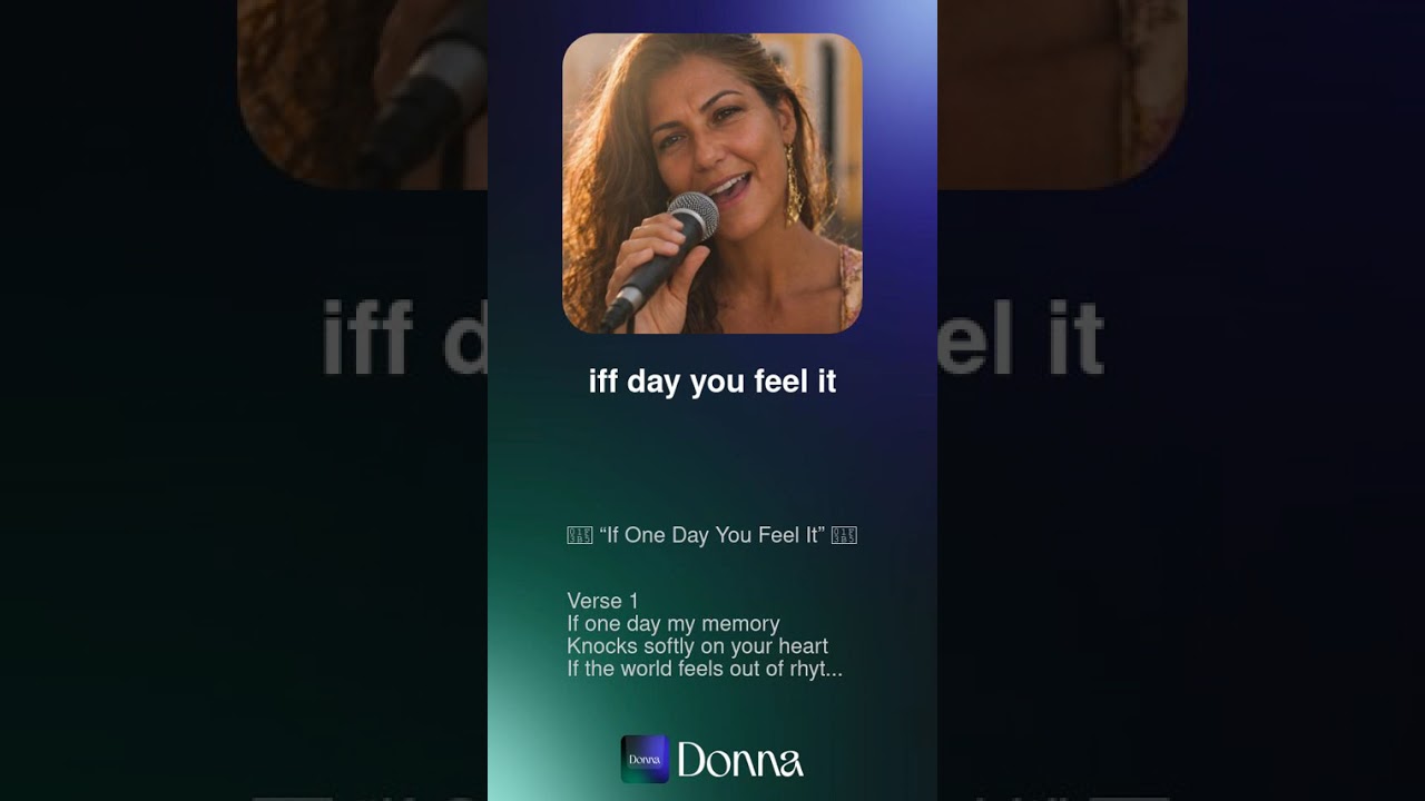 Iff day you feel it