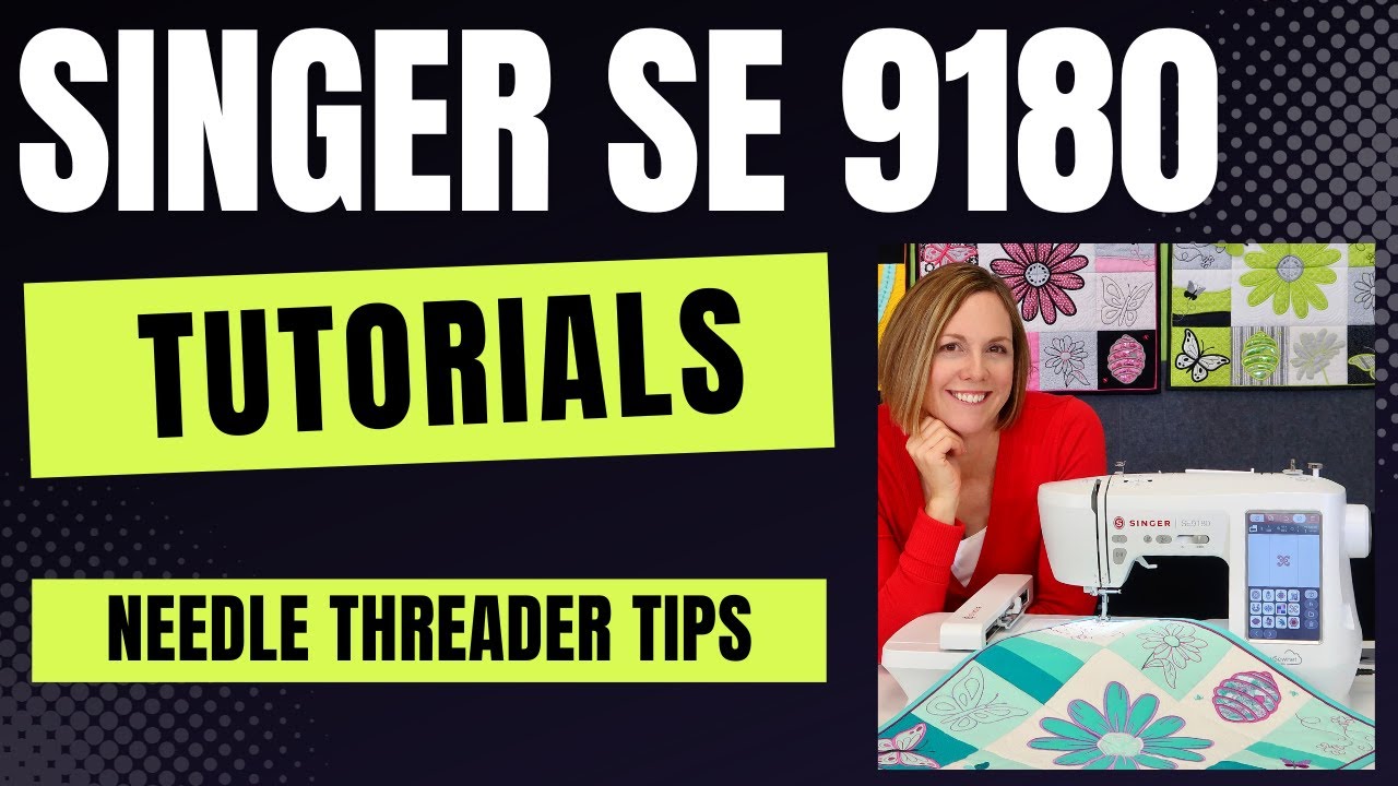 Singer SE9180 Как пользоваться нитевдевателем