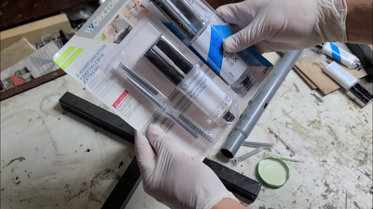 🔧 Halterung kleben mit 2K Komponenten Kleber