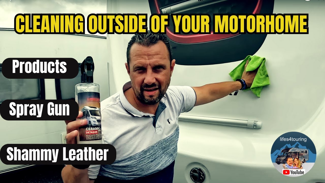Cleaning the outside of your motorhome