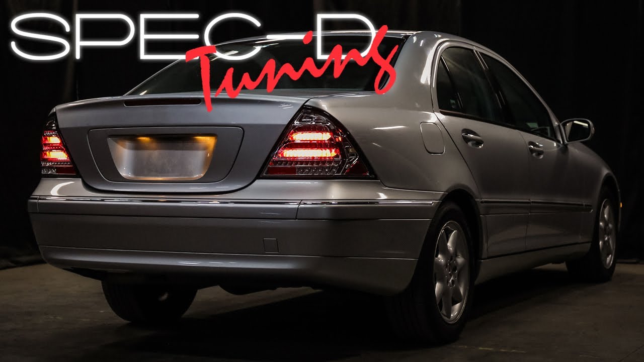 SPECDTUNING INSTALLATION VIDEO: 2000-2004 MERCEDES-BENZ C-CLASS W203 LED TAIL LIGHTS