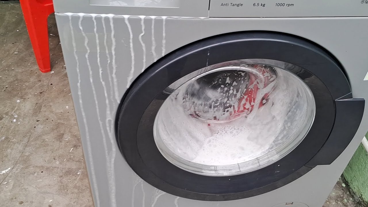  Front load washing machine water leakage