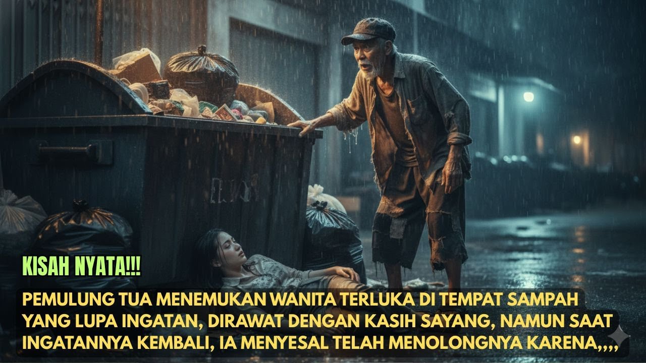 Pemulung menolong Wanita Terluka di Tempat Sampah Saat Ingatannya sadar Ia Baru Menyadari Siapa Dia