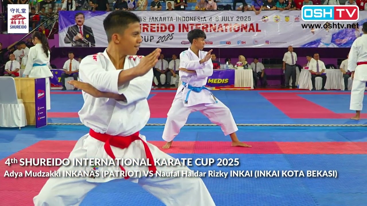 Adya Mudzakki VS Naufal Haidar Rizky 4th Shureido International Open Karate Cup 2025