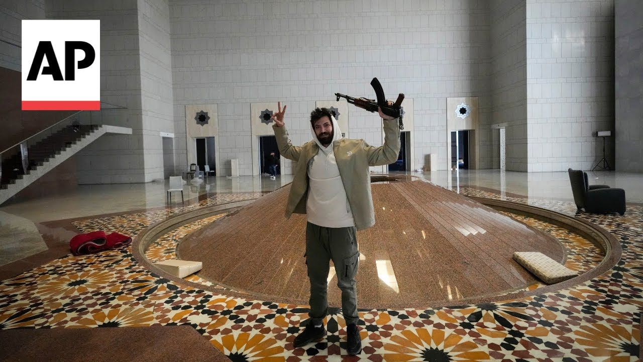 Syrian rebels storm Assad's presidential palace in Damascus