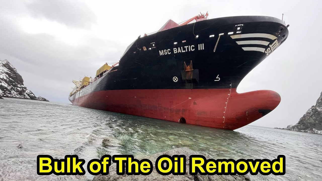 Bulk of Oil Removed During Salvage of MSC Baltic III in Canada.