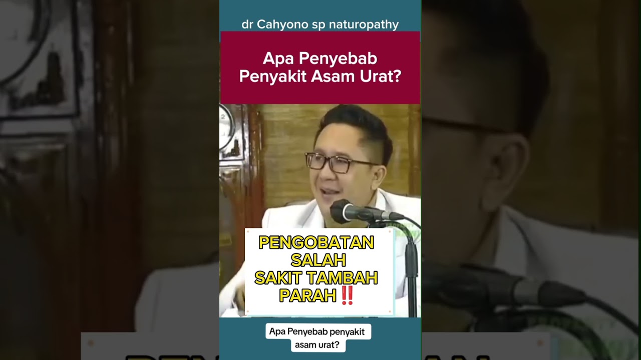 JADI INI PENYEBAB ASAM URAT SEBENARNYA‼️ #bandarlampung #asamurat #doktercahyo # #edukasikesehatan