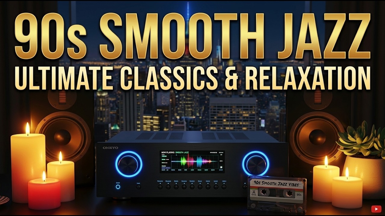 Smooth Jazz Vibes 90s 🎷Relaxing Background Music for Work, Study & Deep Focus 🎹🎧