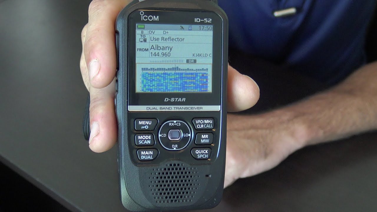 Краткий обзор и основные моменты Icom ID-52, часть 1