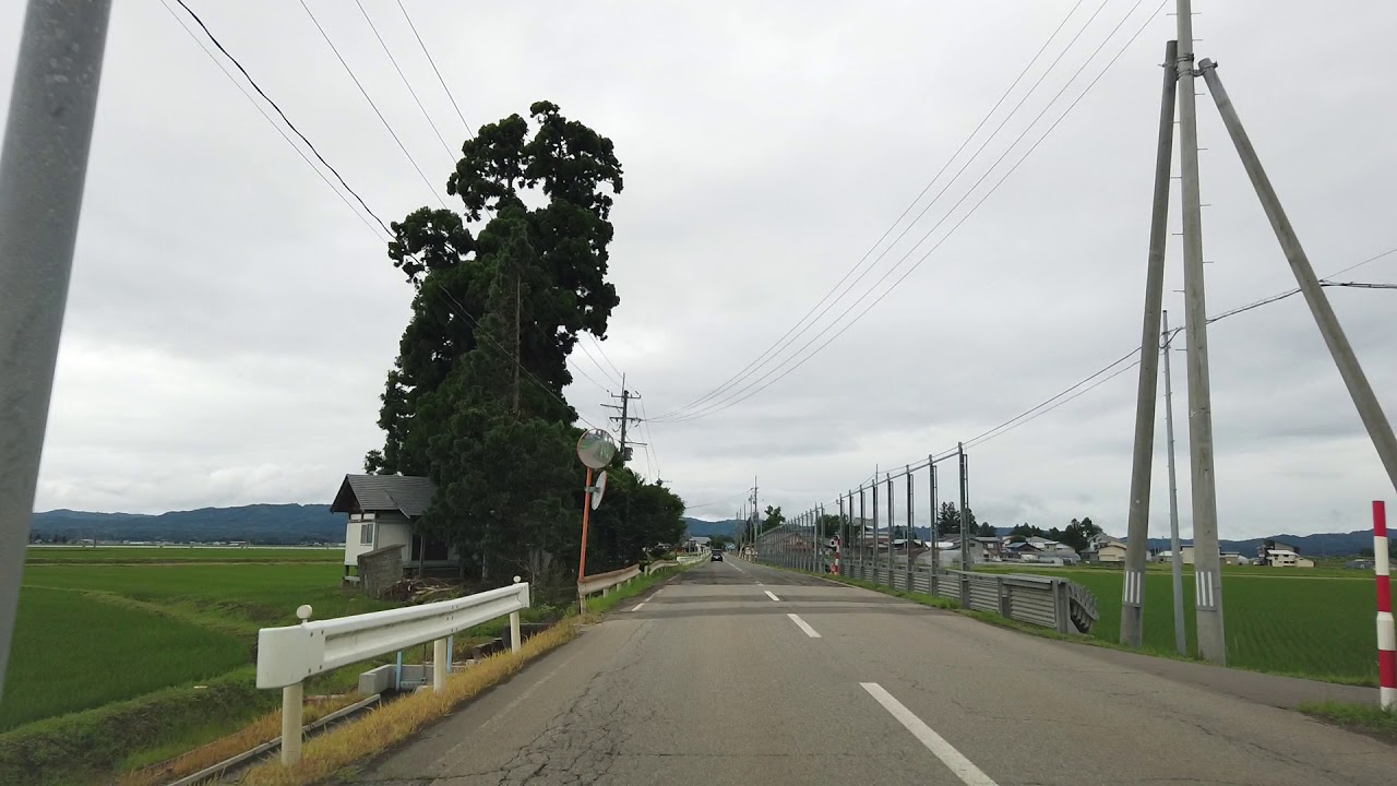 2020.7.4【2倍速】秋田県横手市ふるさと村～県道48号横手東由利線～雄物川町