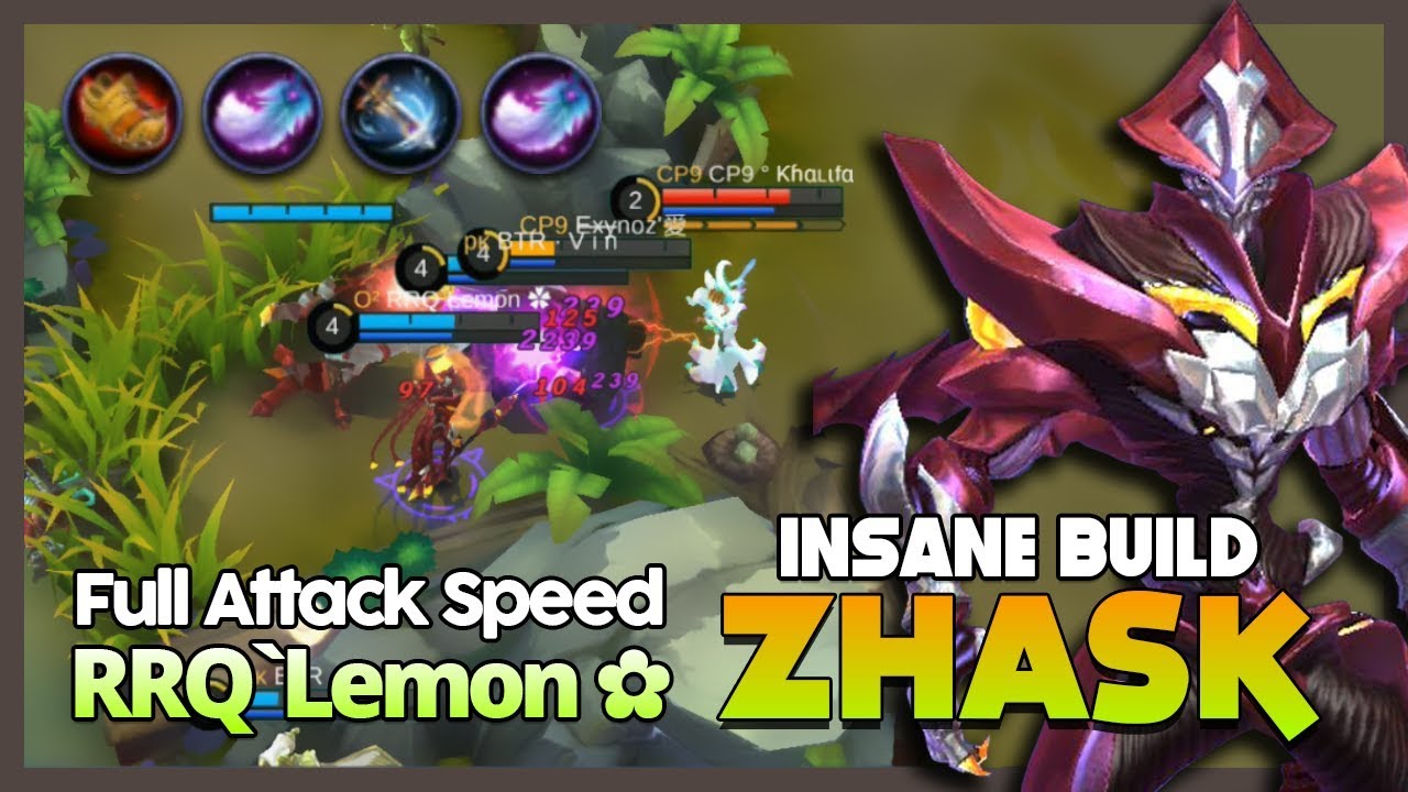 Zhask Full Attack Speed Build 'Windtalker Item'? RRQ`Lemon ✿ King of Mage ~ Mobile Legends