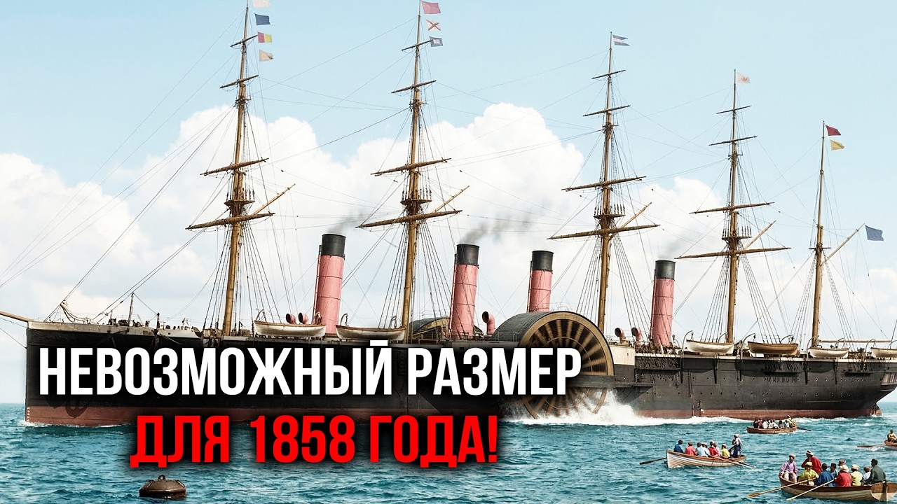 СТАЛЬНОЙ МОНСТР РУЧНОЙ СБОРКИ. Как в 1858 году склепали 20 000 тонн 