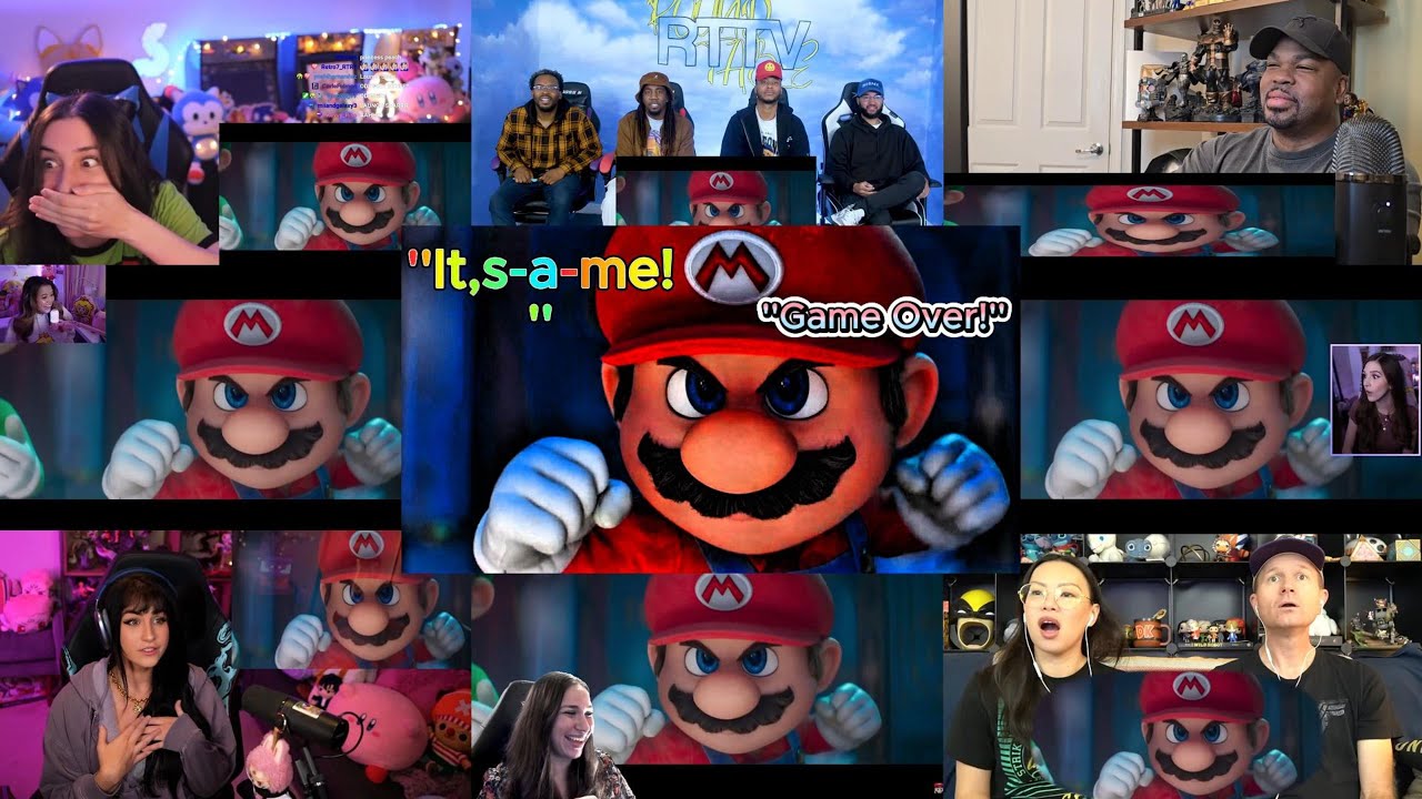 😱 The Super Mario Galaxy Movie Official Trailer Reaction Mashup | 🪐 This Trailer Broke the Internet!