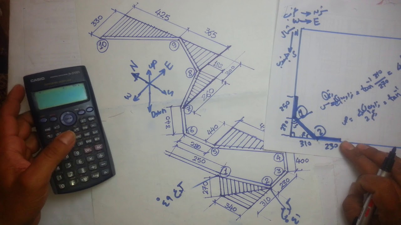 (47) تمرين لمعرفة درجة االكيعان بالحسابات فى اللوحه الايزوميتريك -TECHNICAL PIPING
