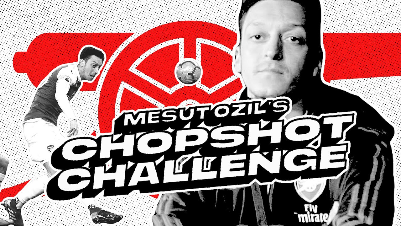 〽️Mesut Ozil reveals the secret of his bounce shot | Chop Shot challenge