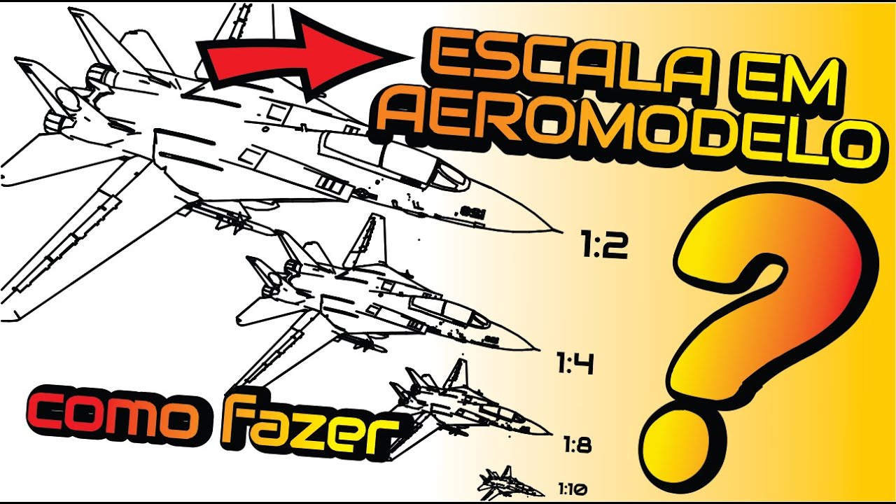 Como usar Escala em Aeromodelos  [Jet RC Scale]
