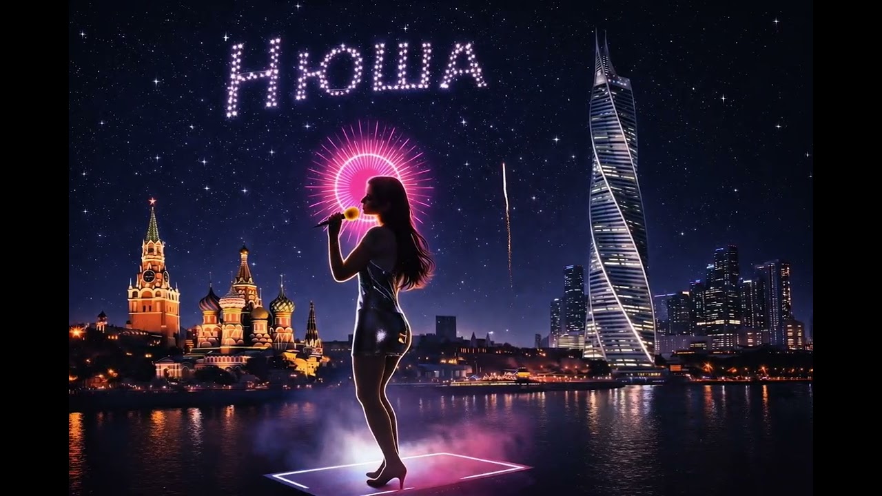 Нюша – No.1 Number One (Fan Mix) | Mixed with “Nothing to Fear” | Moscow Skyline Visualizer [4k]