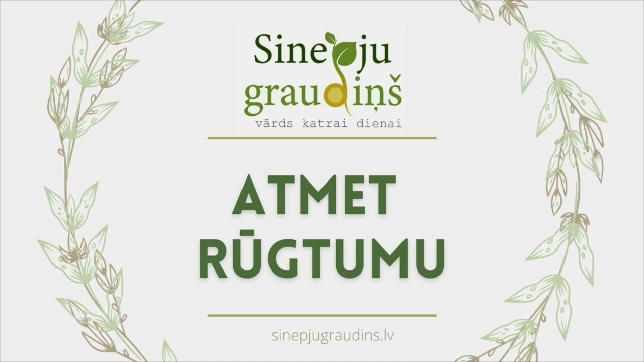 Sinepju Graudiņš ⧸⧸ Atmet Rūgtumu #126