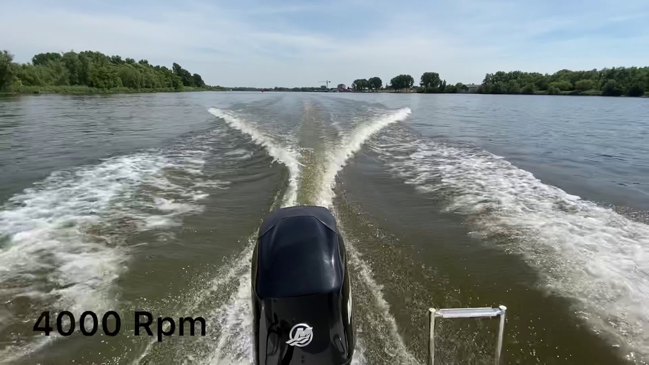 Mercury Four stroke EFI 60 hp different Rpm