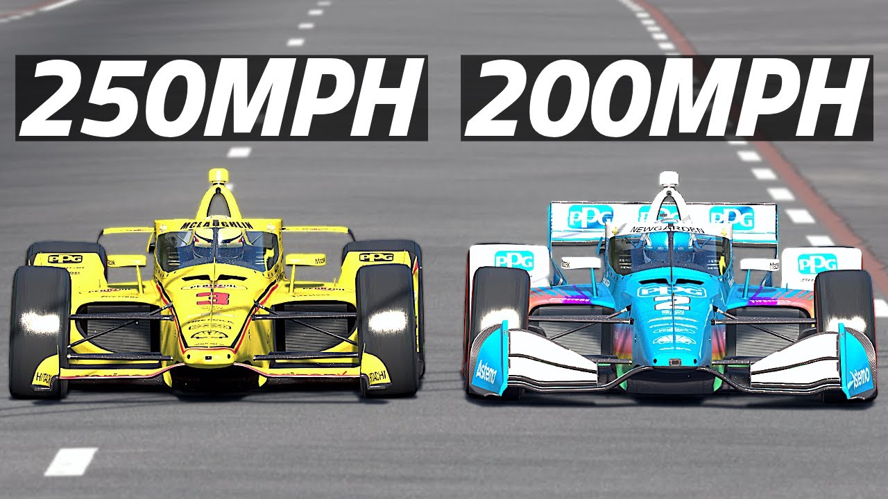 Трасса IndyCar против овальной трассы IndyCar в Ле-Мане без шикан