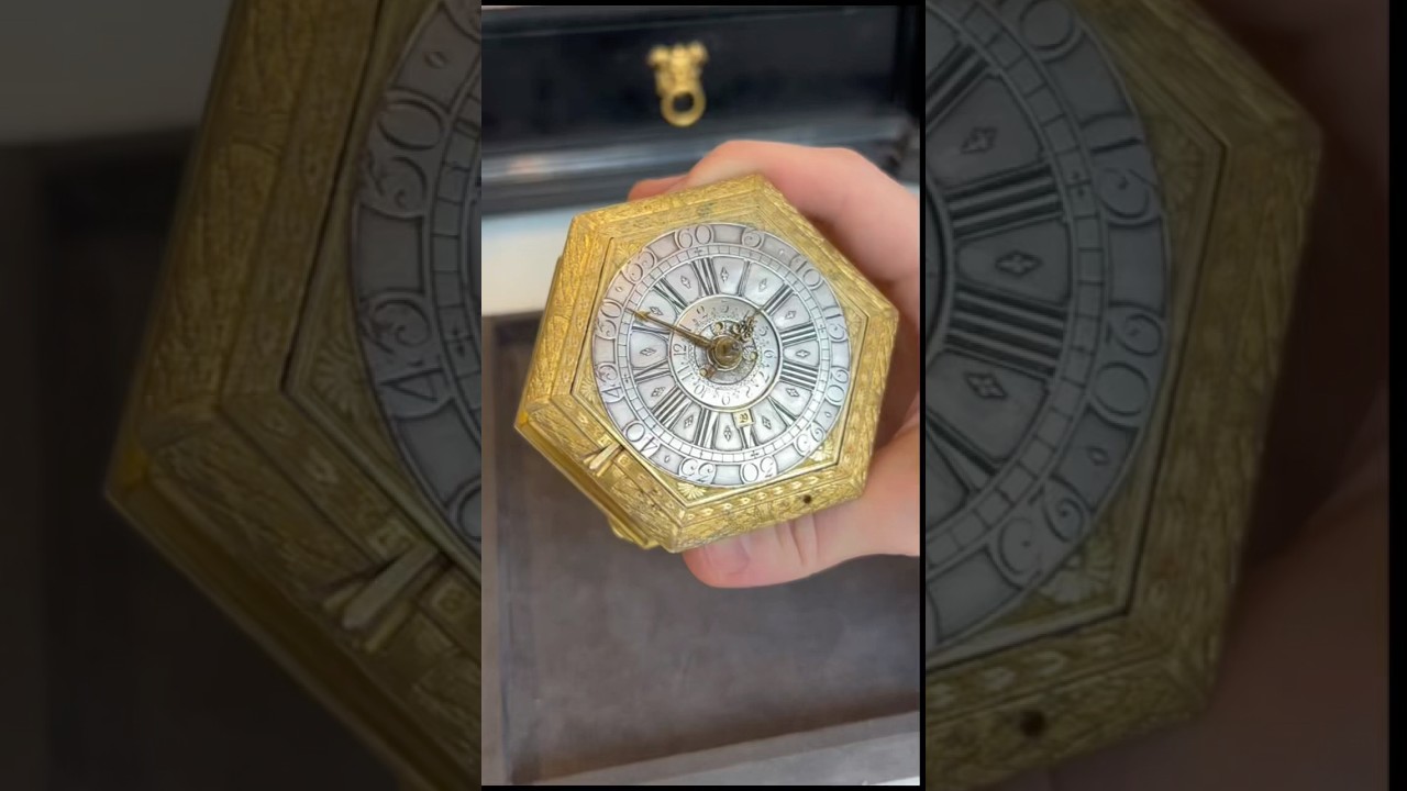 Would You Believe This Clock is 300 Years Old? #18thCentury #Horology #clockmaker