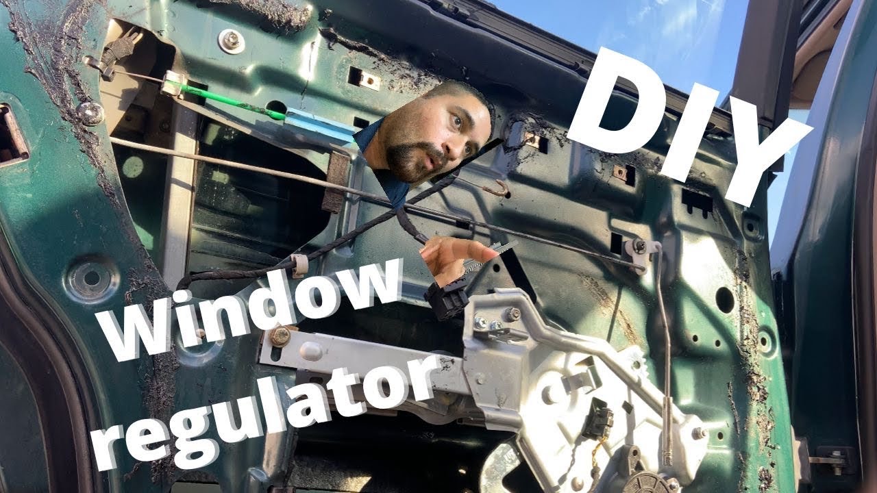rear window regulator e34 replacement diy