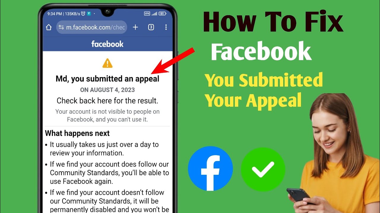 How to solve you submitted an appeal facebook problem 2025
