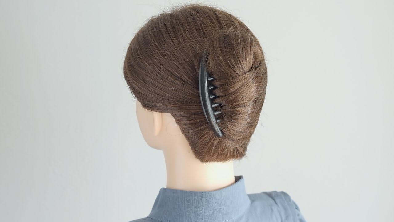 How to French Twist lEasy and Elegant Hairstyle