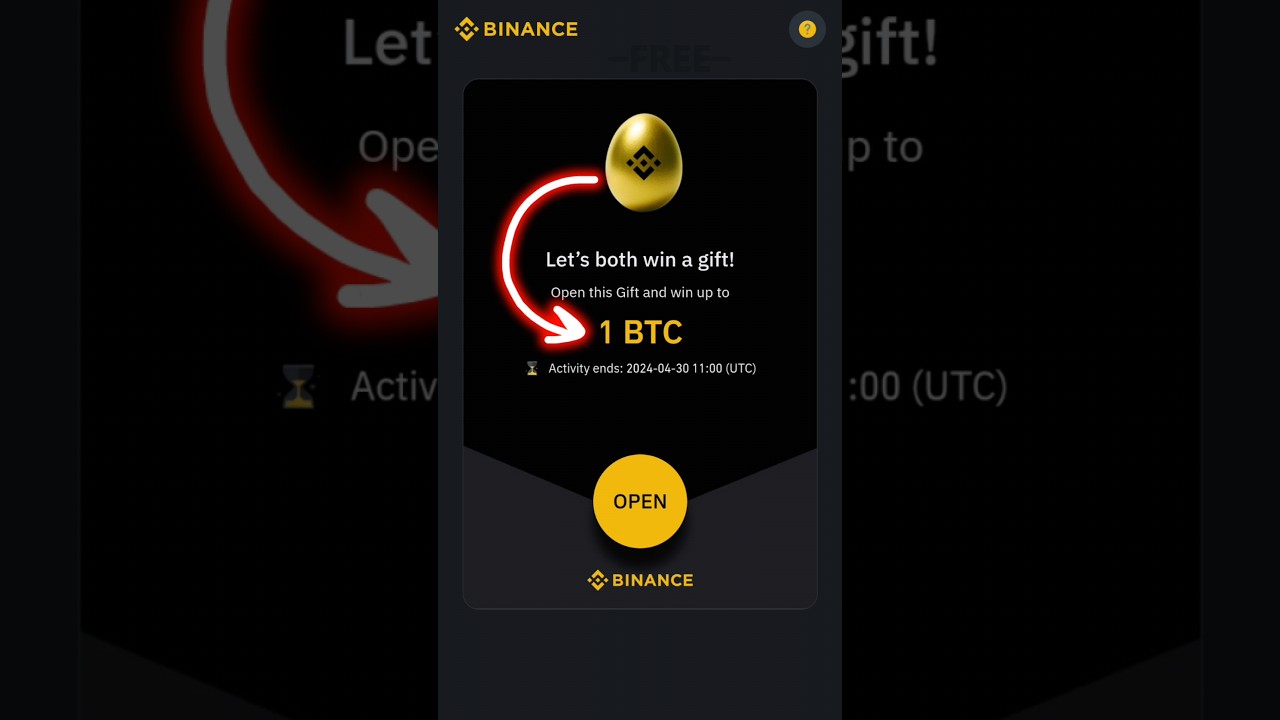 Binance Golden Egg Giveaway || How to Participate and Win up to 1 BTC