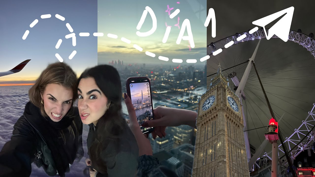 Primer día en Londres. Viaje con amigas. Vlog // Daniela Real
