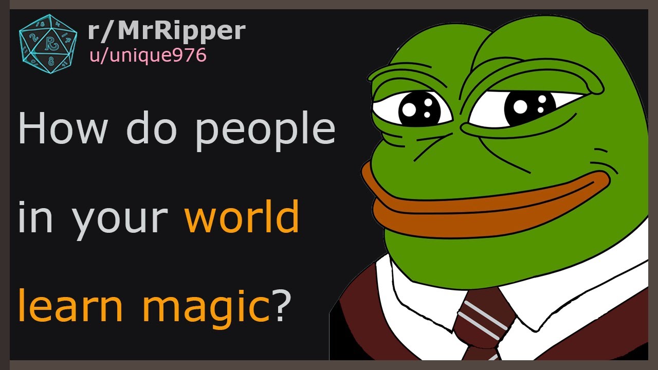 D&D Players, How do people in your world learn magic? #dnd