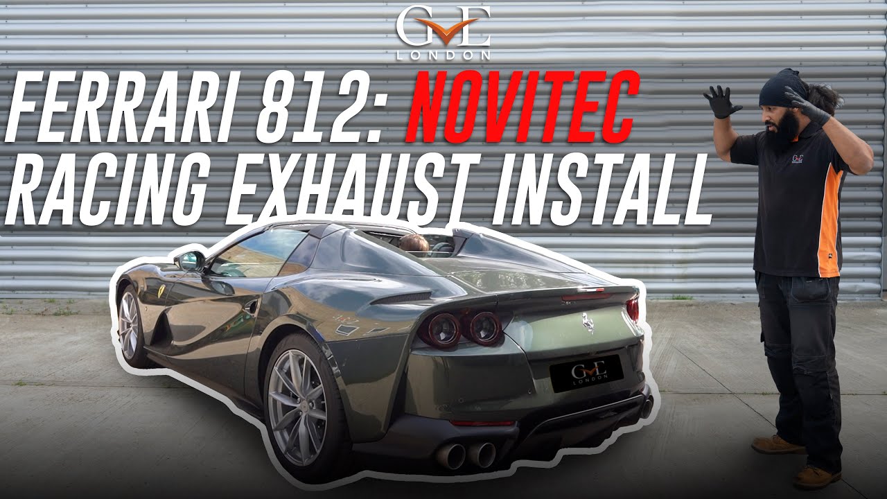 Novitec Racing Exhaust Upgrade On Ferrari 812 GTS | GVE LONDON
