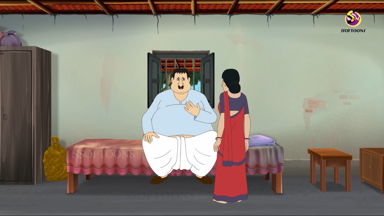 नाक ने बचाई जान 😀| comedy cartoon | Hindi Kahaniya | Dadima Ki Kahani | Bedtime Story