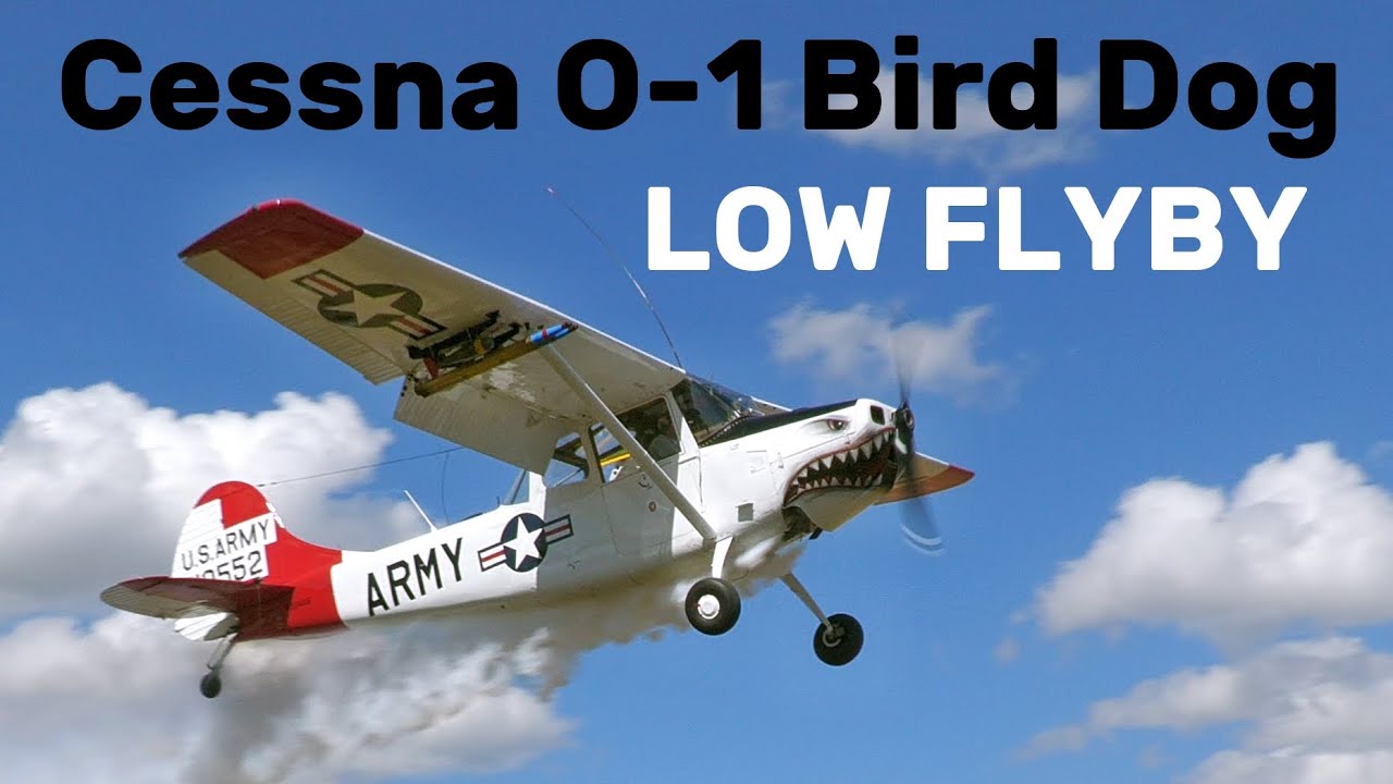 Cessna O-1 Bird Dog | LOW FLYBY and WALK AROUND | 4K | Czech Heaven 2024