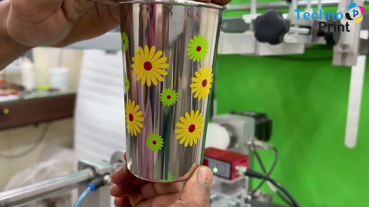 Screen Printing Machine on Multi Colour Steel Glass |  Servo Screen Printing Machine