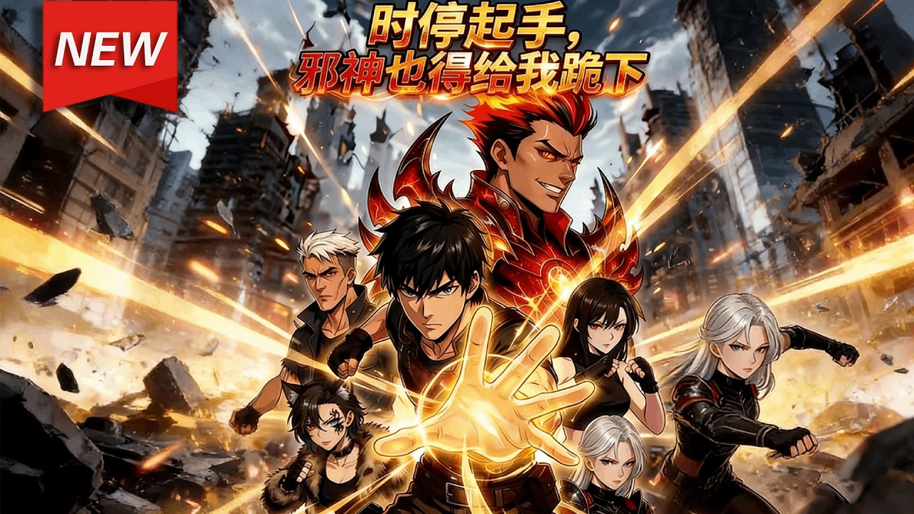 MULTISUB📢新番上线《时停起手，邪神也得给我跪下》第1~71集丨白野穿越到二百年后的大灾变时代，觉醒每天静止时间一分钟，并可累积叠加的金手指，掠夺反派物资、刺杀强者，实力恐怖如斯。#破晓动漫社