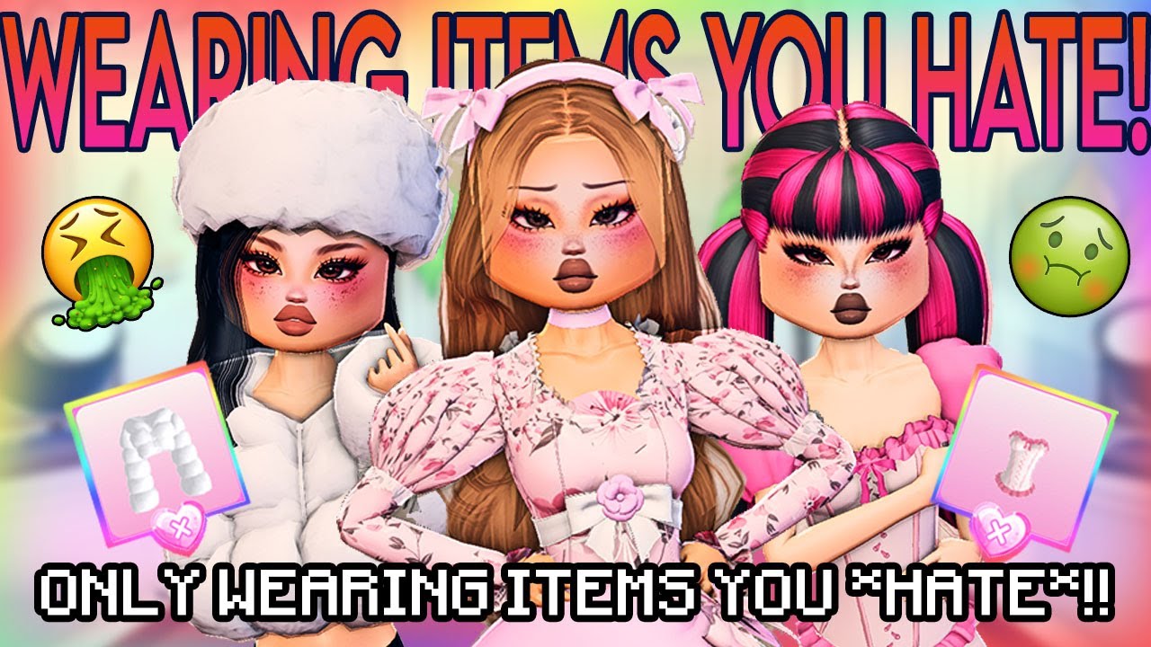 ONLY Wearing ITEMS YOU HATE in DRESS TO IMPRESS! 🤢😭 | Roblox