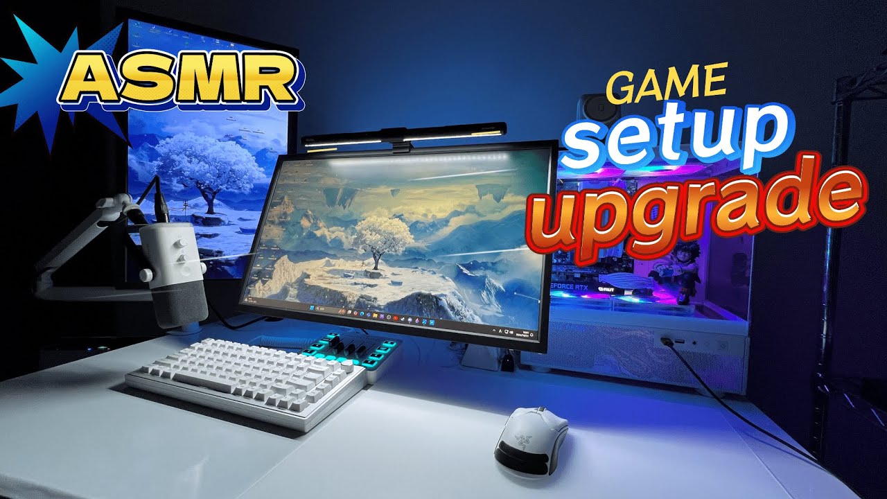 gaming setup 🎮ｌunboxing ＆ upgrade+valorant povASMR