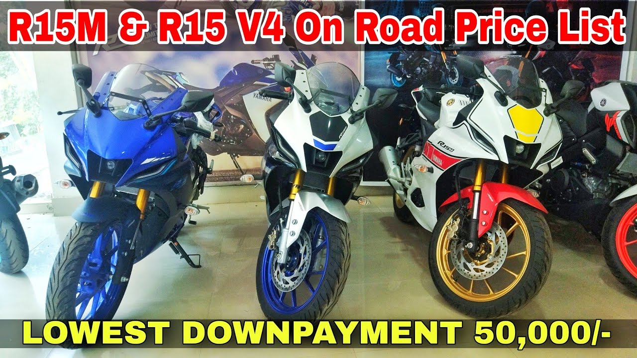 YAMAHA R15M & R15 V4 On Road Price in Kolkata || R15M & R15 V4 All Details