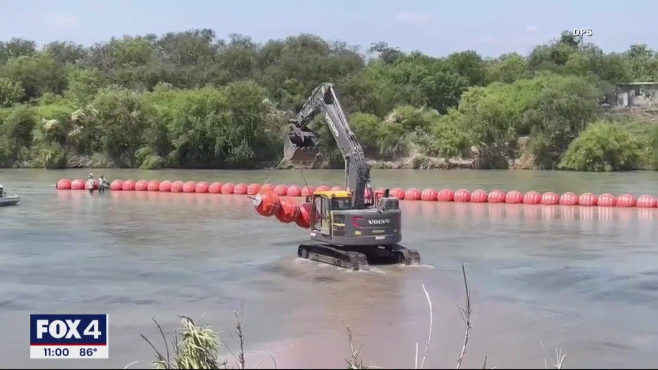 Department of Justice plans to sue Texas over floating border wall