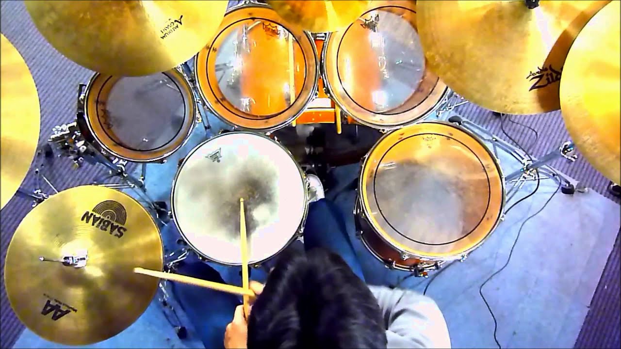 TOTO - I'll be over you(drum cover by Yasuharu) 私なりに叩いてみた
