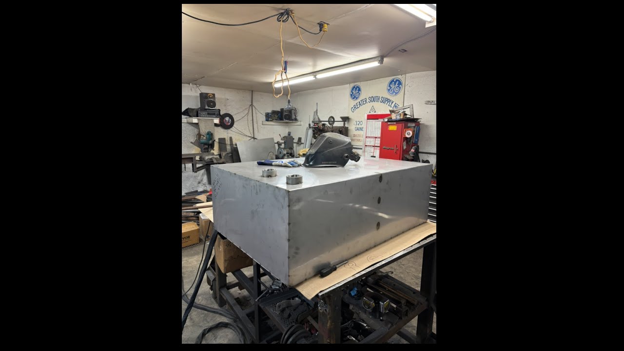 Stainless Fuel Tank Build. #everlastwelder #tigwelding #stainlesssteel #stainlesswelding #fueltank