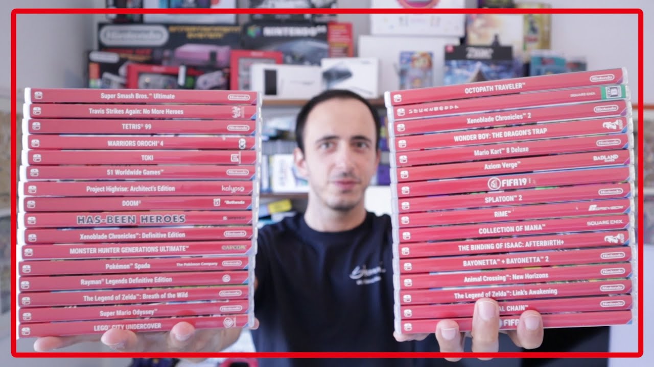 TUTTA LA MIA COLLEZIONE SU NINTENDO SWITCH [GIOCHI FISICI]