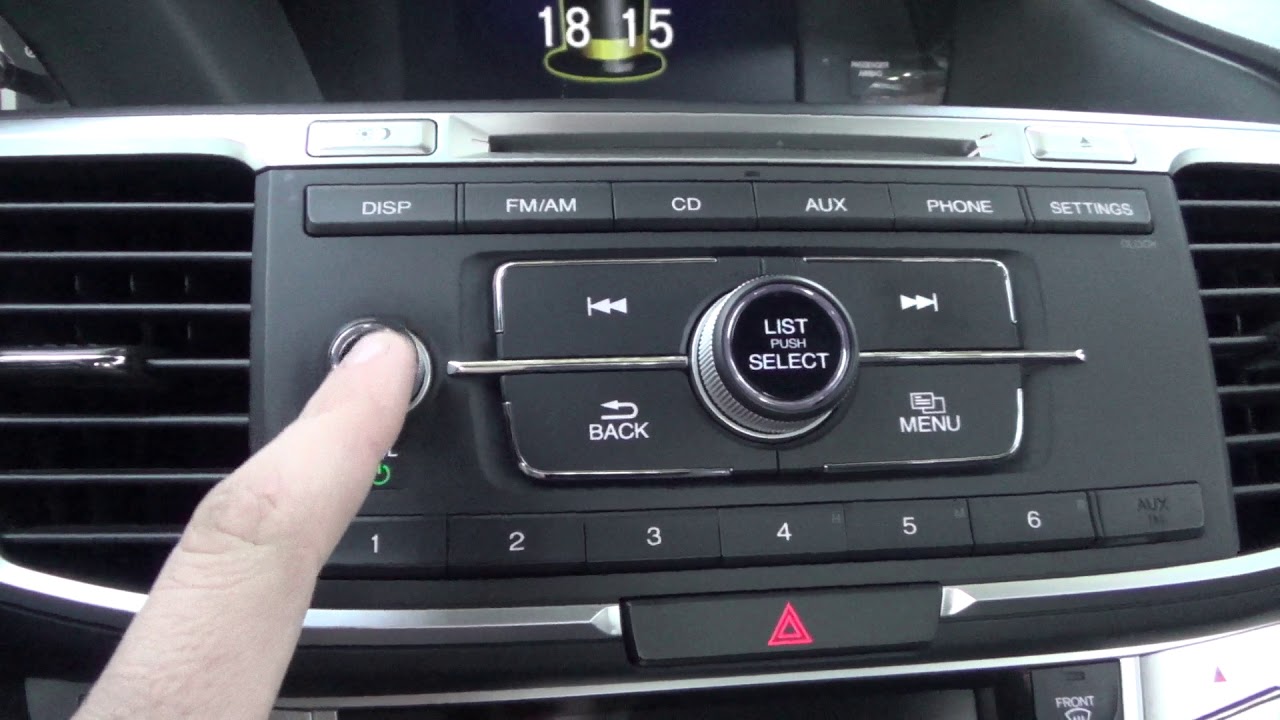 Reverse camera always on Honda Accord 2014
