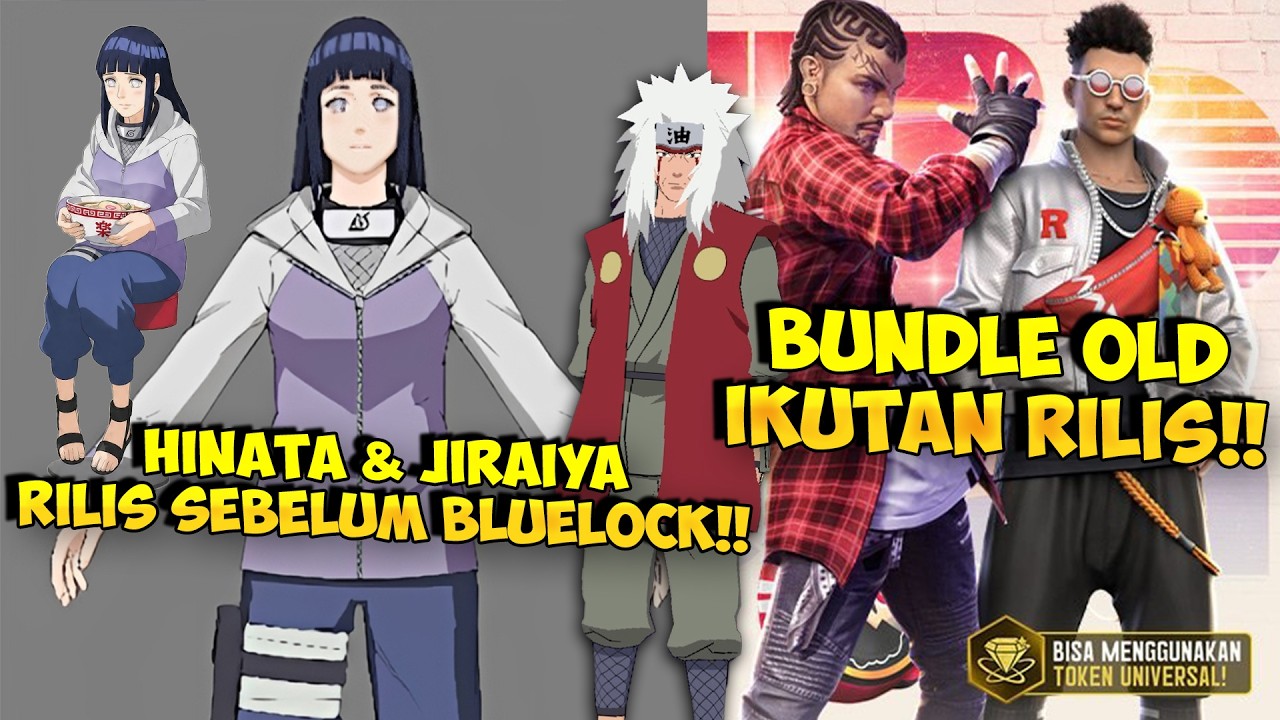 BOCORAN BUNDLE HINATA & JIRAIYA RILIS BULAN JULI !! Tanggal Rilis Bundle Youngster, Hinata, Jiraiya
