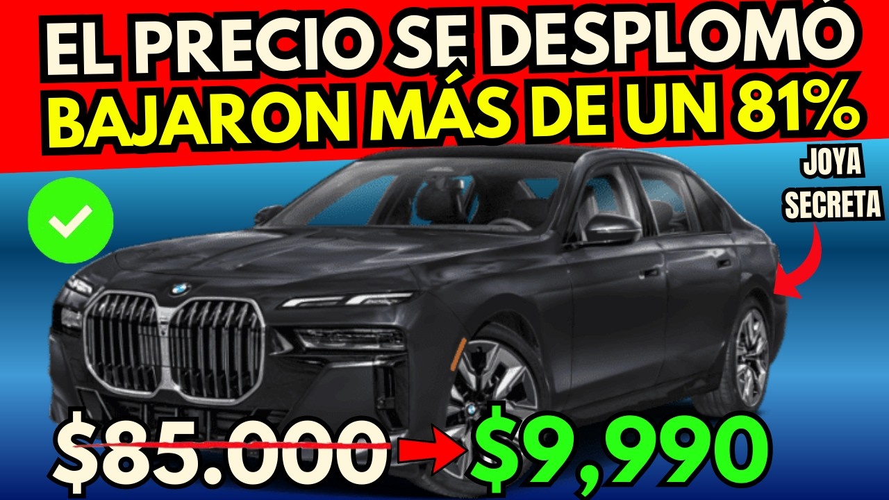 4 AUTOS de LUJO por MENOS de $10,000 que COSTABAN MÁS de $80,000 💎