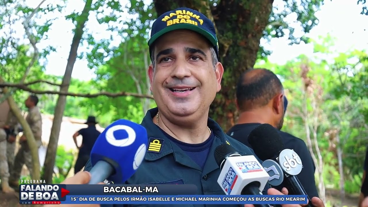 15° DIA DE BUSCA PELOS IRMÃO ISABELLE E MICHAEL MARINHA COMEÇOU AS BUSCAS RIO MEARIM