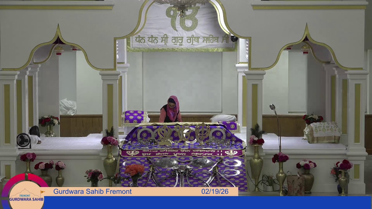 Gurdwara Sahib Fremont Evening Diwan 2026-02-19